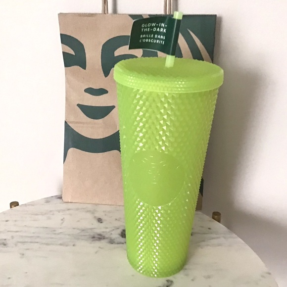 Starbucks Glow in the Dark Studded Bling Halloween Large Venti Tumbler NWT - Picture 3 of 8